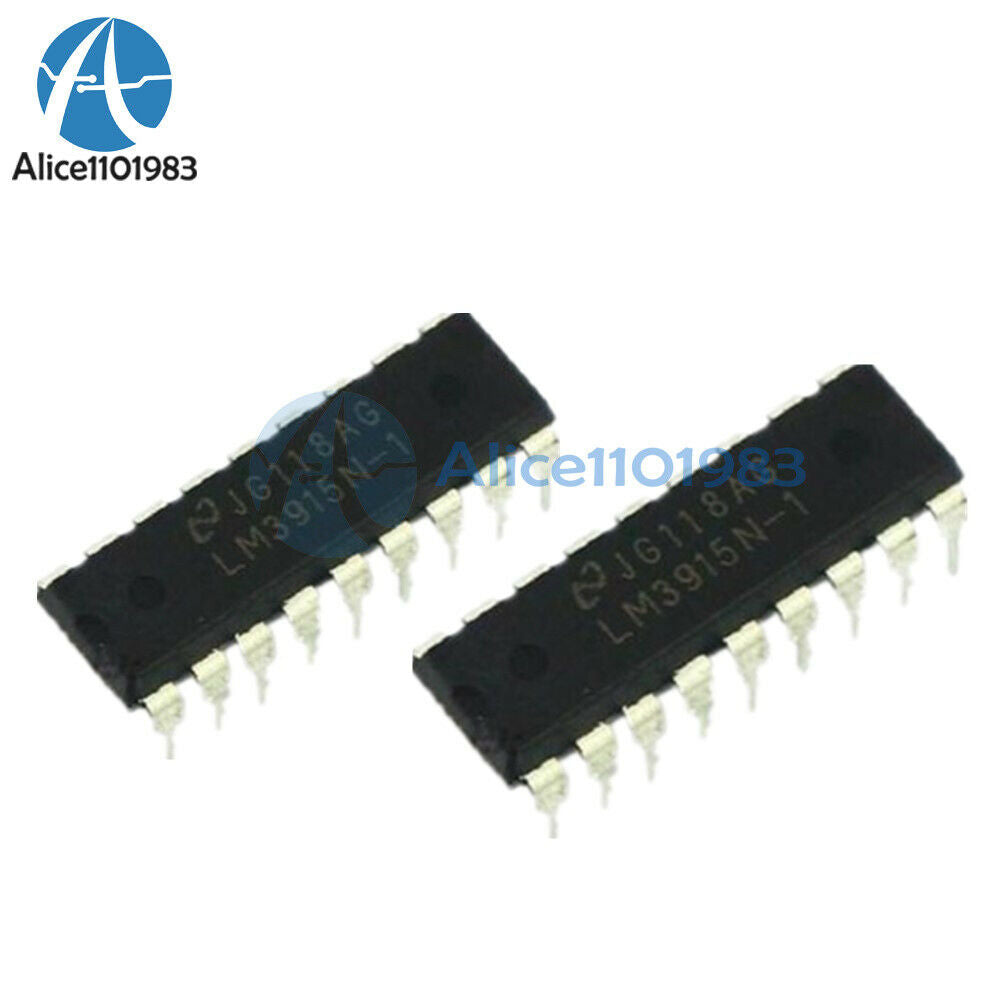 2PCS NSC LM3915N LM3915N-1 DIP-18 LED Bar Dot Display Driver IC