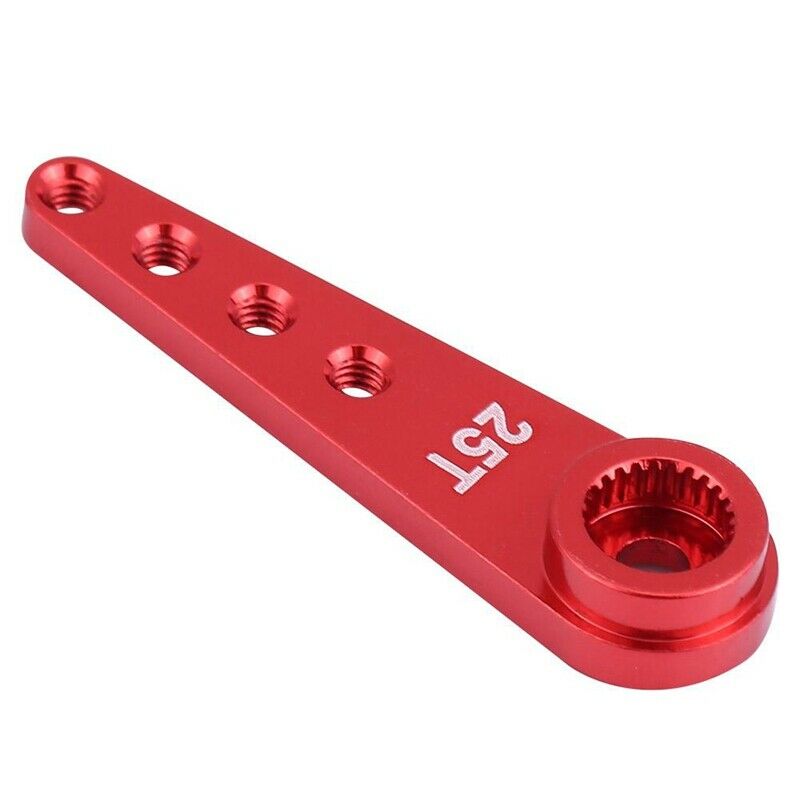 Alloy WPL1627R Upgrade 25T Metal Stee Arm for WPL RC1:16 Car DIY Red T7Q6Q6