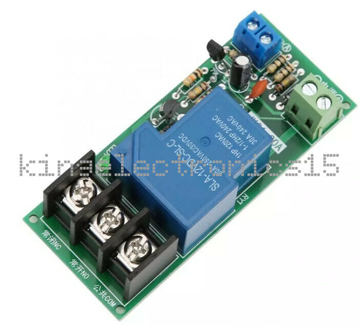 DC 12V 30A Timer Delay Relay Module Timing on/off Relay Switch 0~60minutes