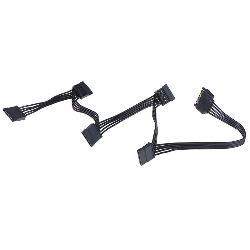 SATA 15Pin 1 to 5 SATA hard drive power line hard disk expansion .l8