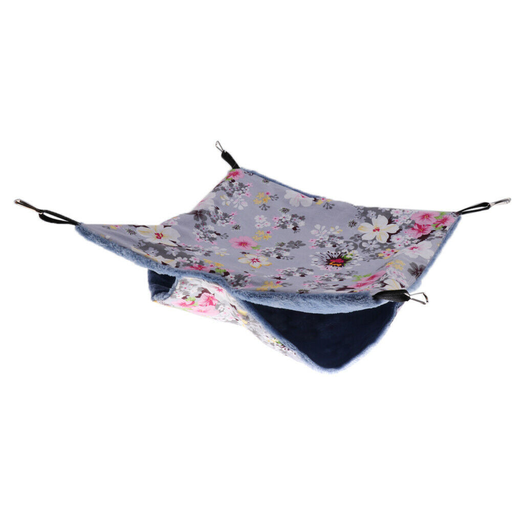 3 Pieces Squirrel Hammock, Small Animals Cotton Hanging Bed - Mat House Cage