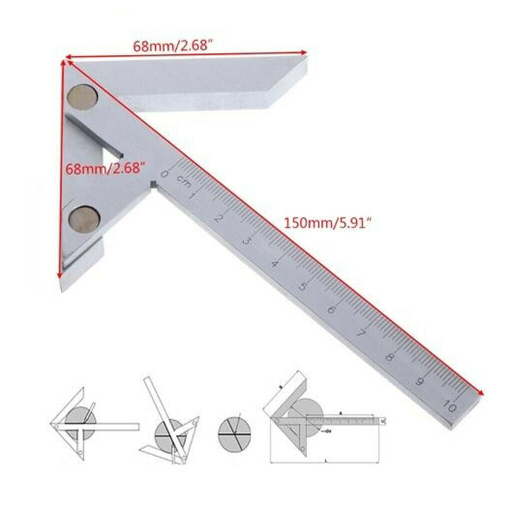4inch Centering Square Center Finder Tools Layout Tools DIY Woodworking