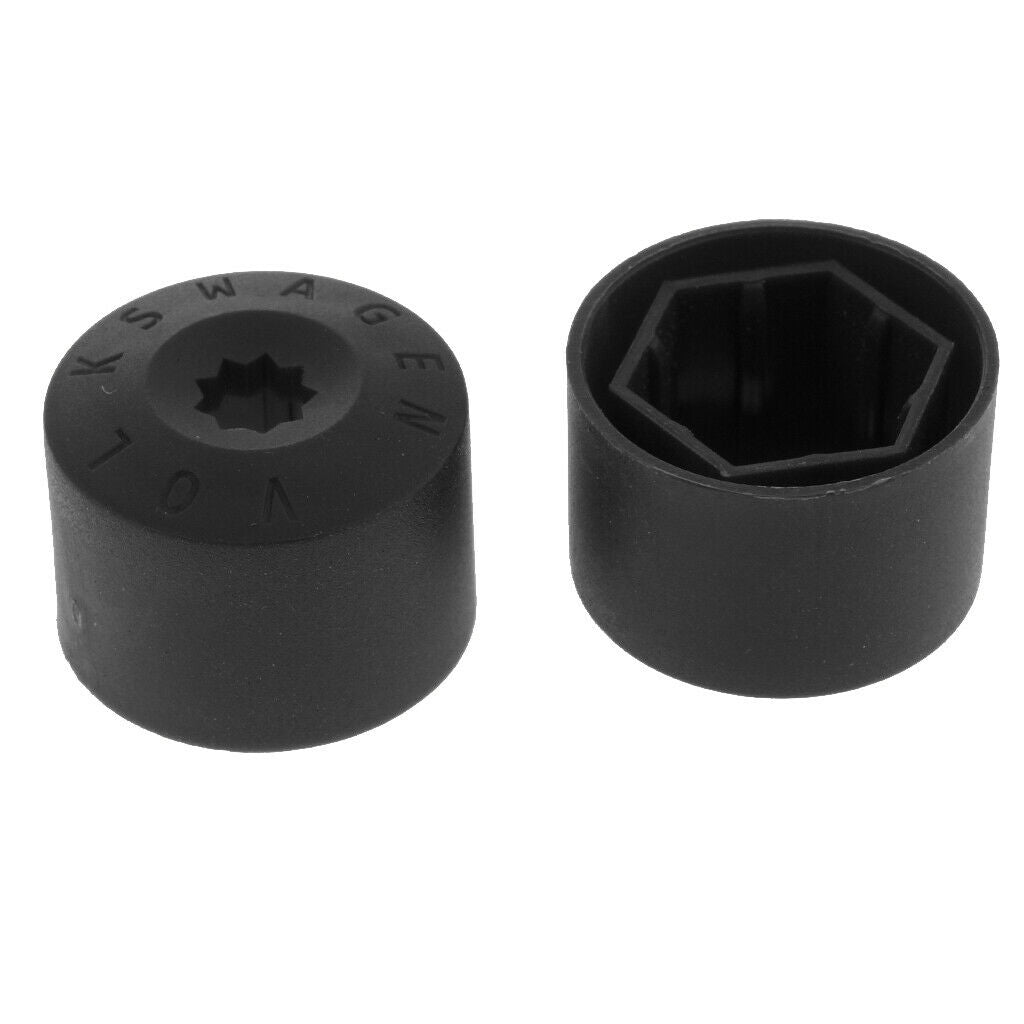40x 20mm Red + Black Car Wheel Nut Lug Dustproof Cover Cap Protector Removal
