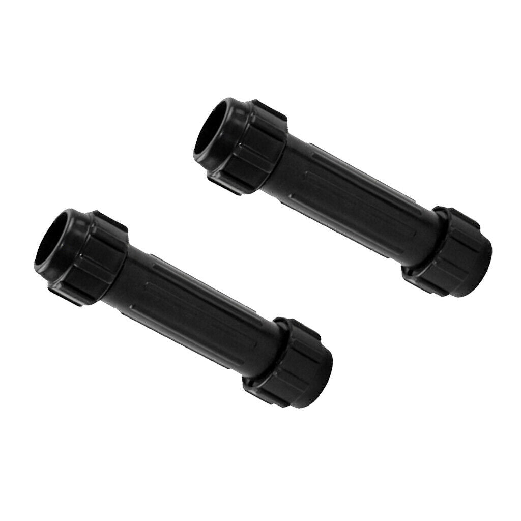 prettyia Kayak Paddle Oar Connectors Joint Replacement for Boat Canoe Black