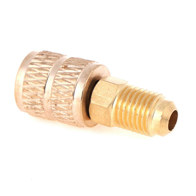 5/16" SAE Female to 1/4" Male for R410a R22 Gauge Hose Vacuum Pump Adapto.l8