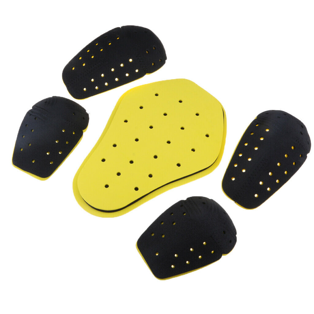 5 Pieces Motorbike Motorcycle Riding Elbow/Back/Shoulder Protection Pads Guards