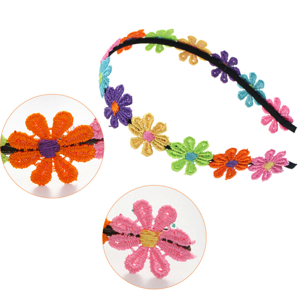 Flowers Hairbands Garland Flower Hairband For Girls Flower Crown Hair Band WBDA