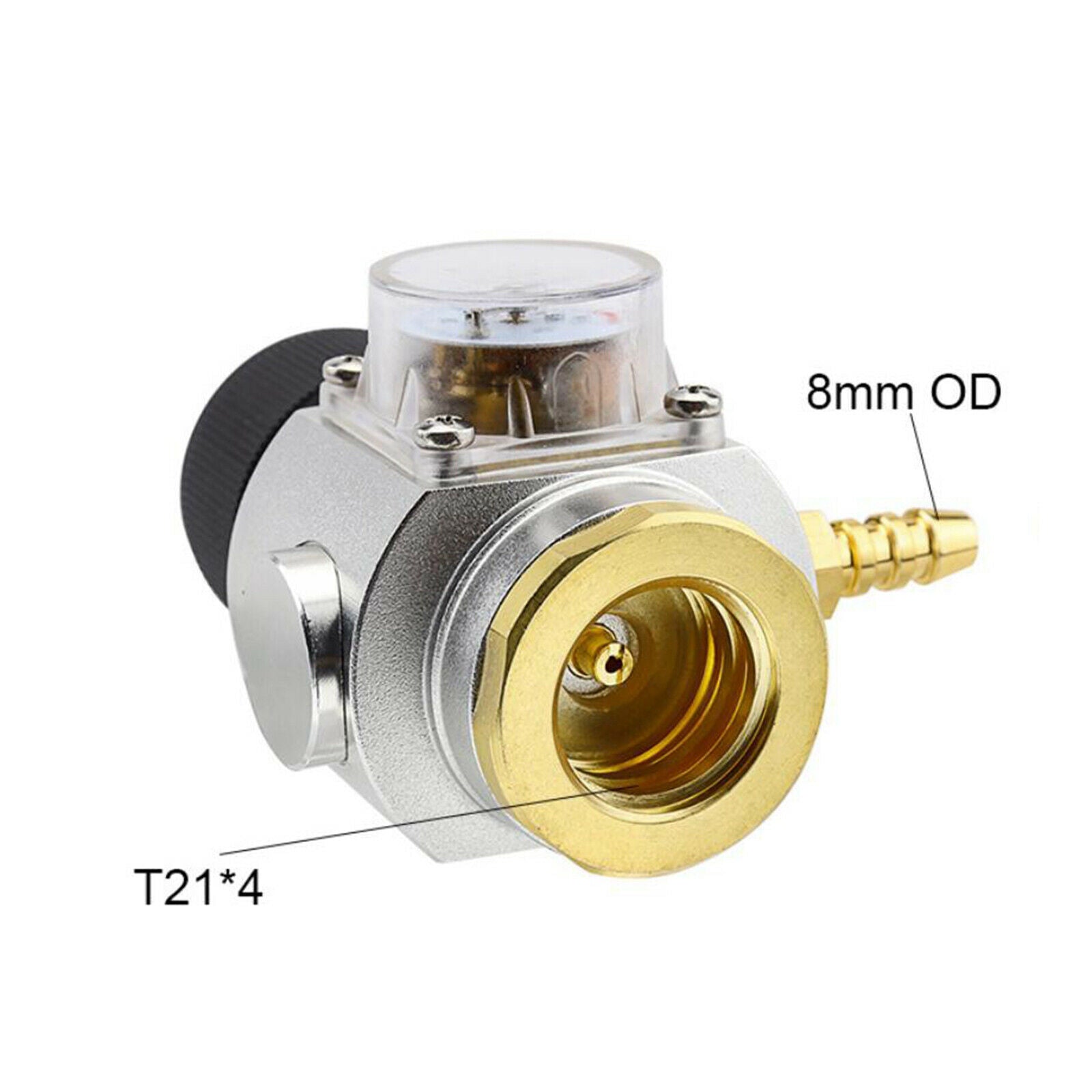 Mini Gas Regulator CO2 Charger Kit Keg Charger for Soda Maker Sparkling