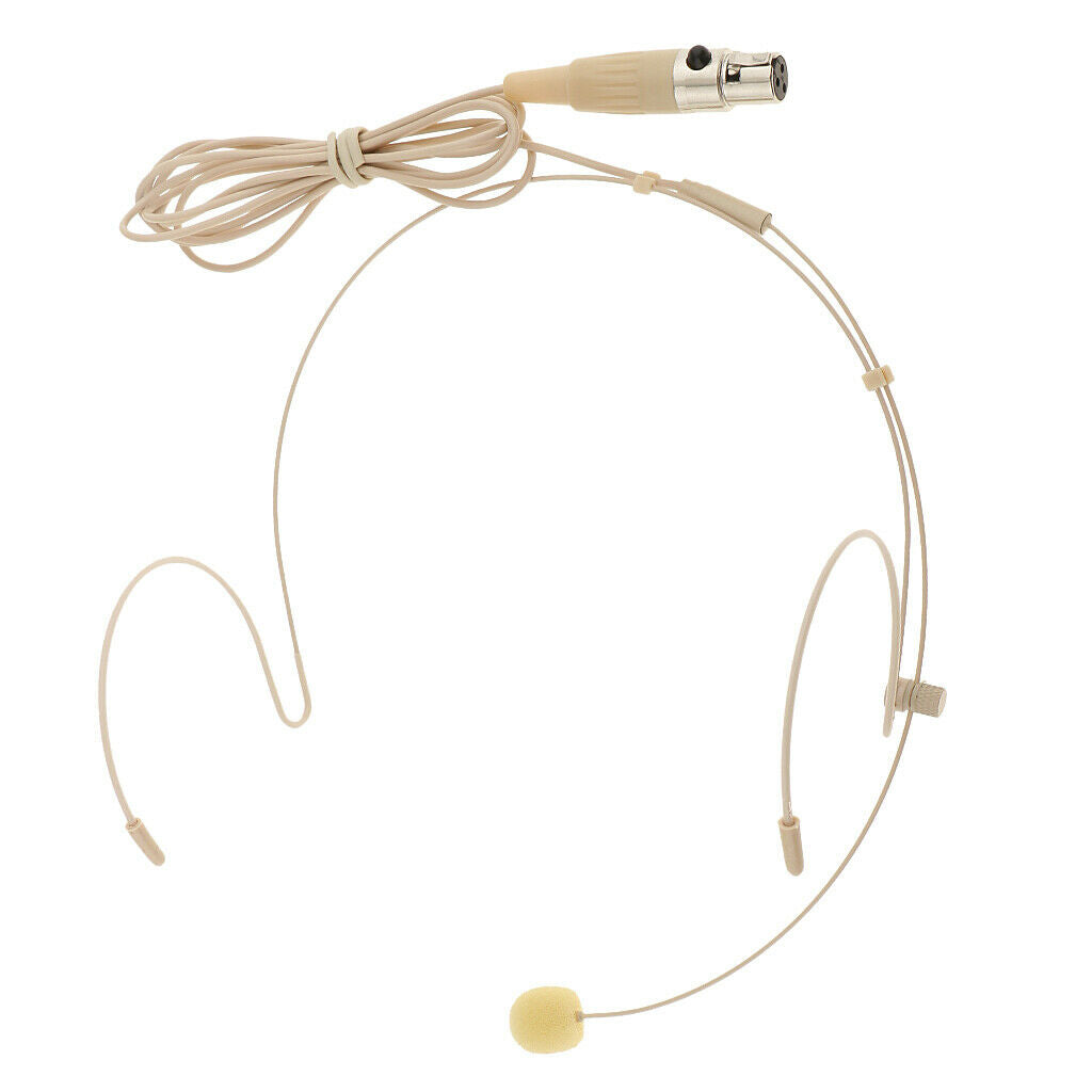 Foldable Ear Hook Headset Microphone Skin Color Musical Instruments 3Pin