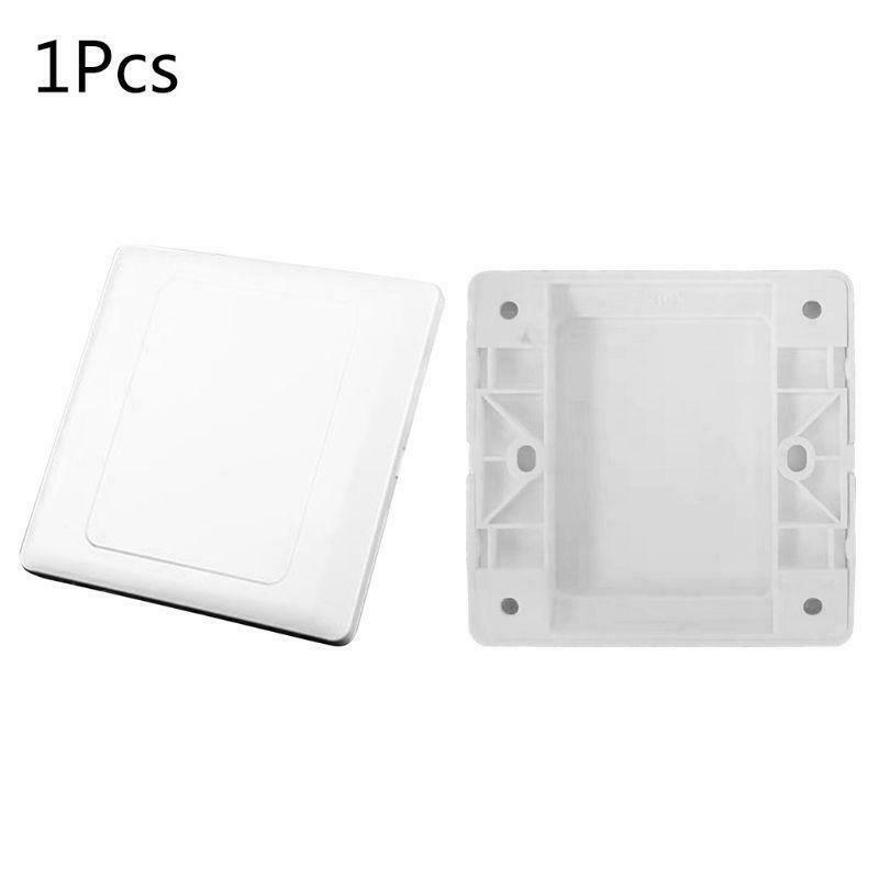 Electric Wall Switch Socket Blank Cover Panel Whiteboard ABS Outlet Plate Bezel
