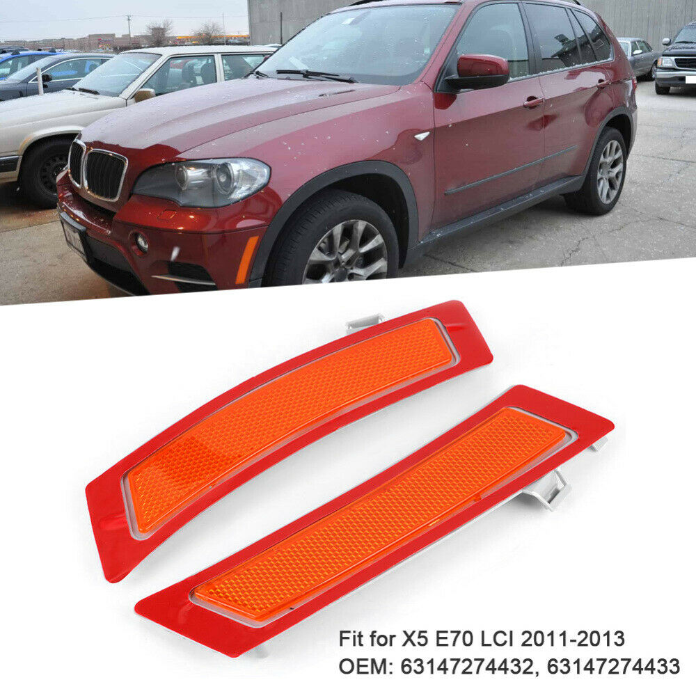 of Front Bumper Side Marker Light Reflector for X5 E70 LCI 11-13 63147274432