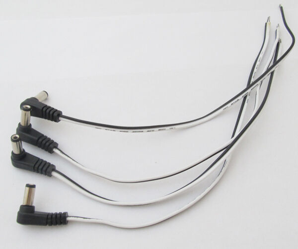 10pcs DC power supply right angle Male cable 5.5x2.1mm 5521 Plug