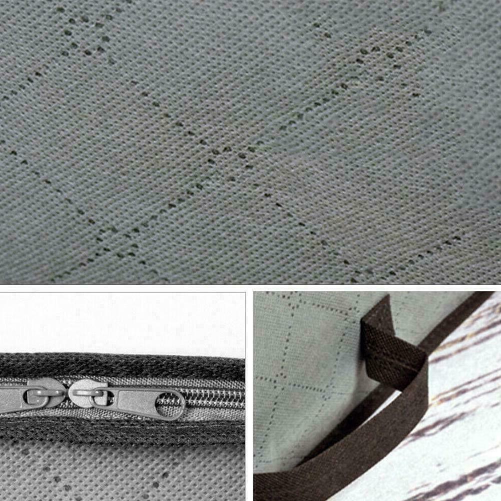 Under Bed Storage Zip Box Duvet Pillow Clothes Bedding Organiser Fast Bag X2M7