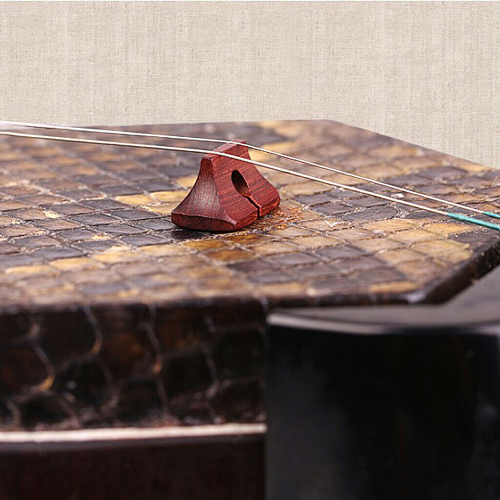 Professional Erhu Accessories Erhu Bridge Made of Red Sandalwood