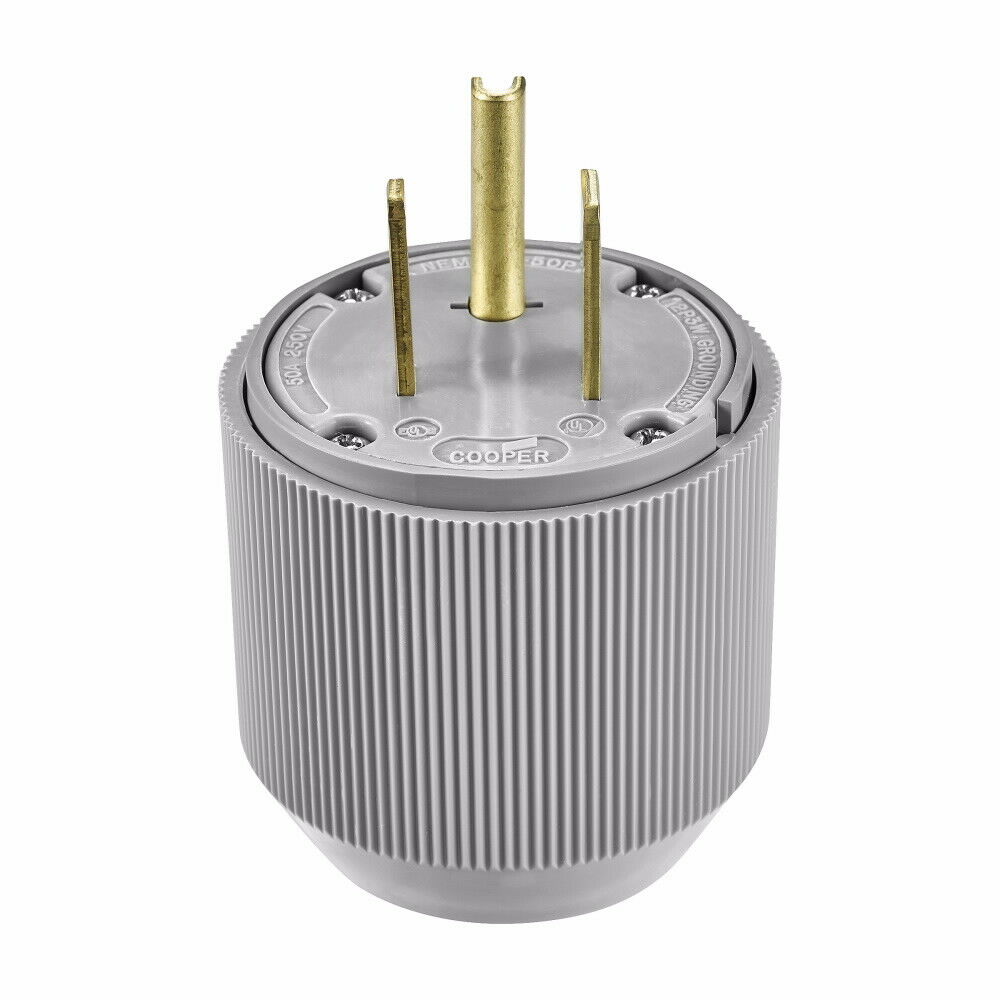 1pcs - EATON 5710N 50A 250V NEMA6-50P Industrial Straight Plug