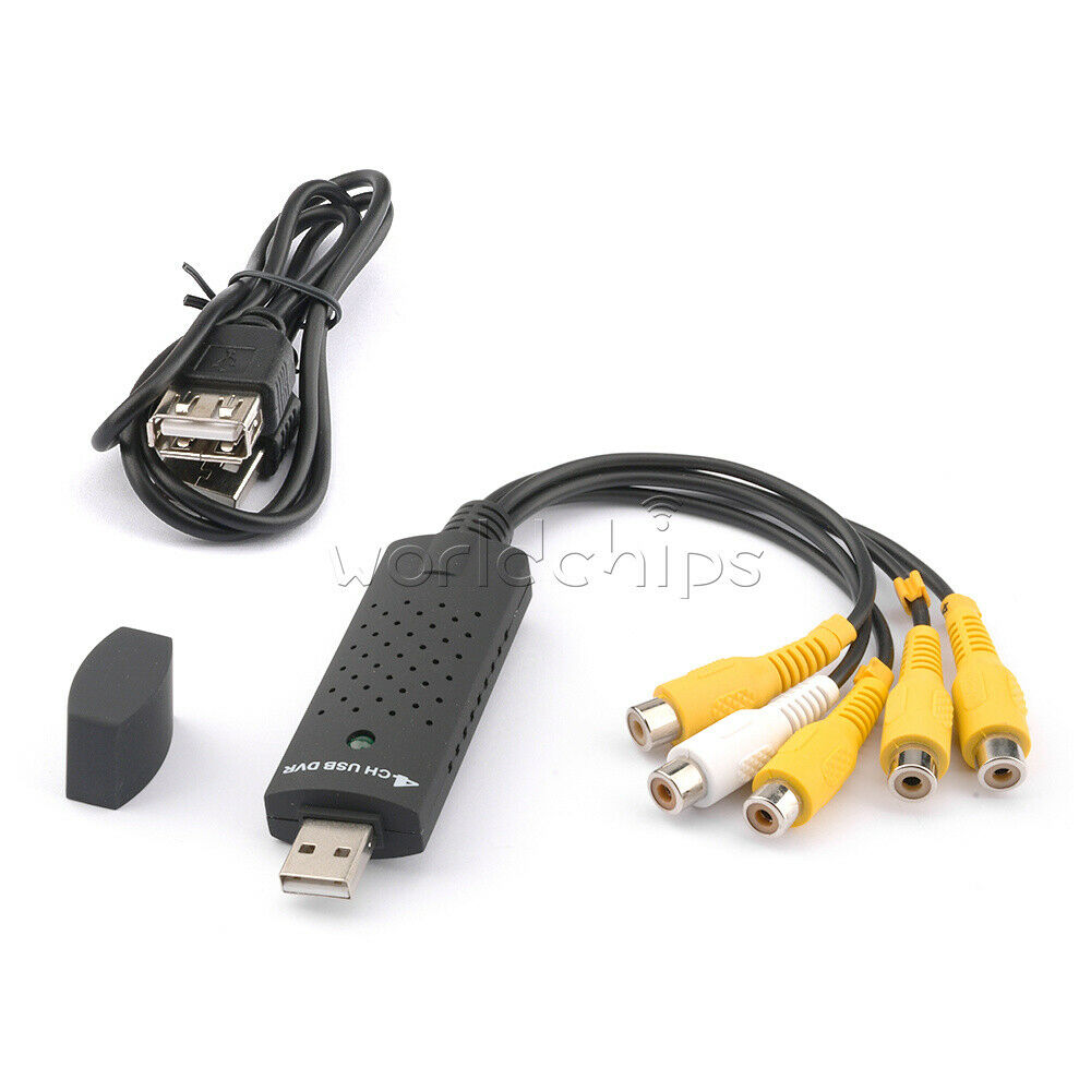 4 Channels Usb 2.0 Audio Capture Adapter For PC + Notebook Video Capture Stick