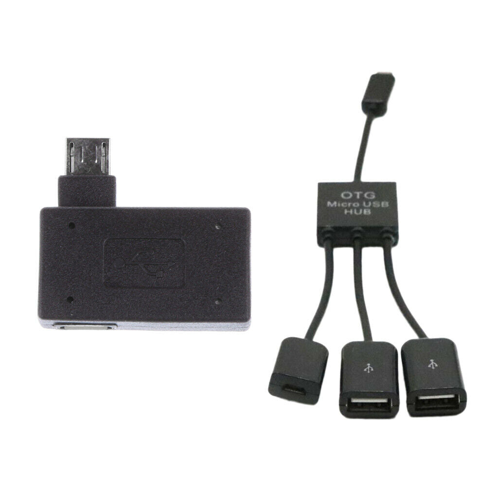 3 in 1 Micro USB OTG HUB Cable OTG Host Cable Adapter Micro USB 2.0 Adapter