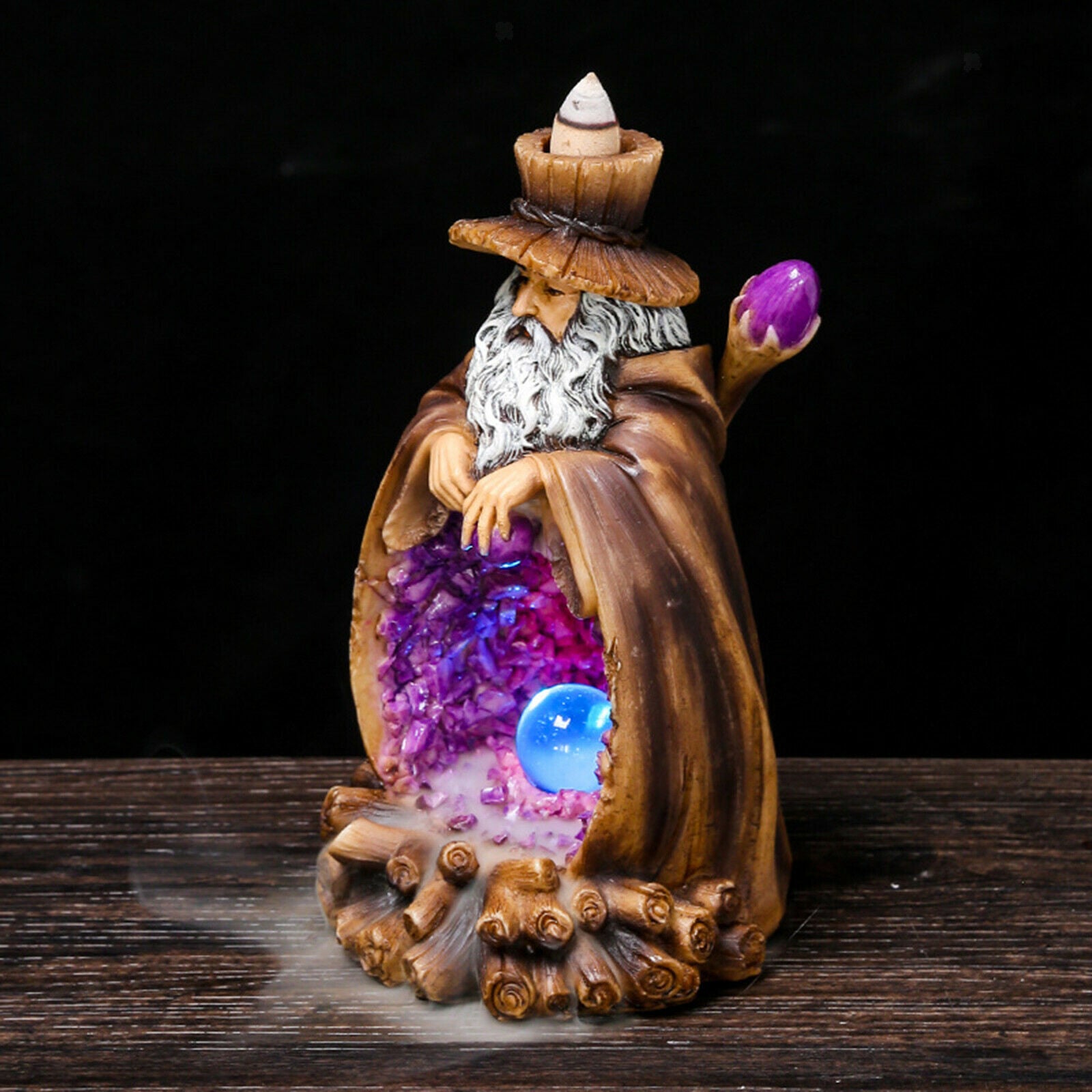 Backflow Incense Burner Waterfall Censer Incense Holder Ash Catcher Ornament