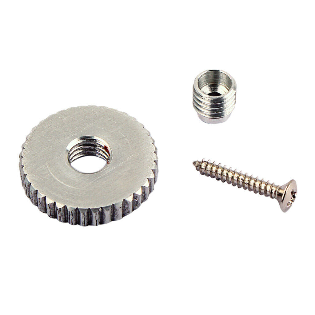 Guitar Belt Strap Lock Knob With Mounting Screw For