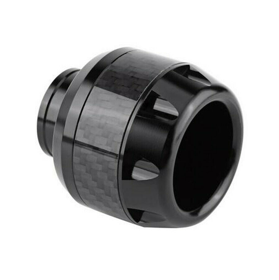 1 Pcs CNC Black& Carbon Fiber Motorcycle Front Fork Frame Slider Falling Protect