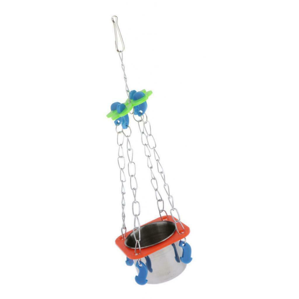 Bird Feeder Waterproof Hanging Dispenser For Gerbils Guinea Pigs 5,8x4,5x27cm