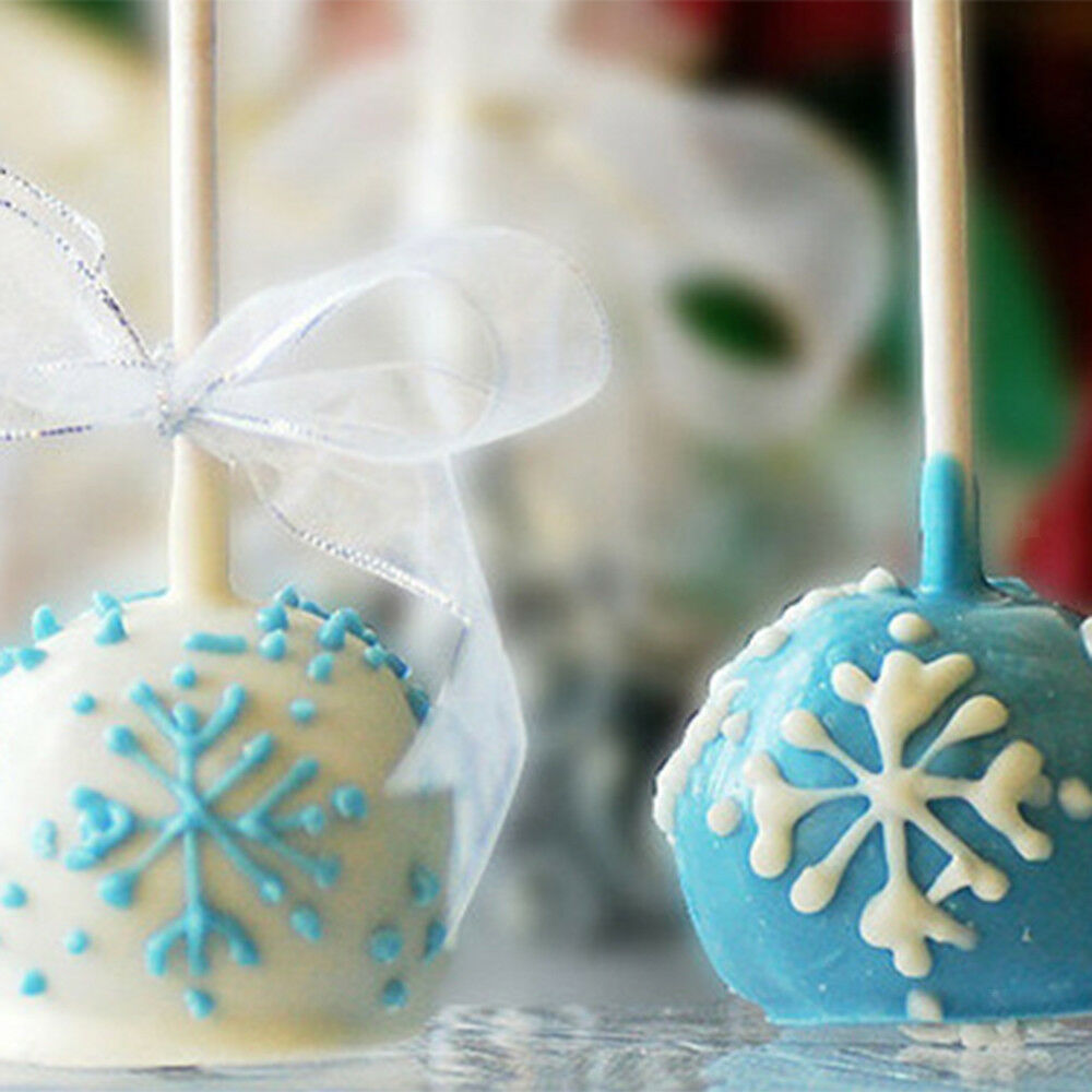 100 Paper Lollipop Sticks Chocolate Supplies Cake Pops Decor 10cm / 3.94"
