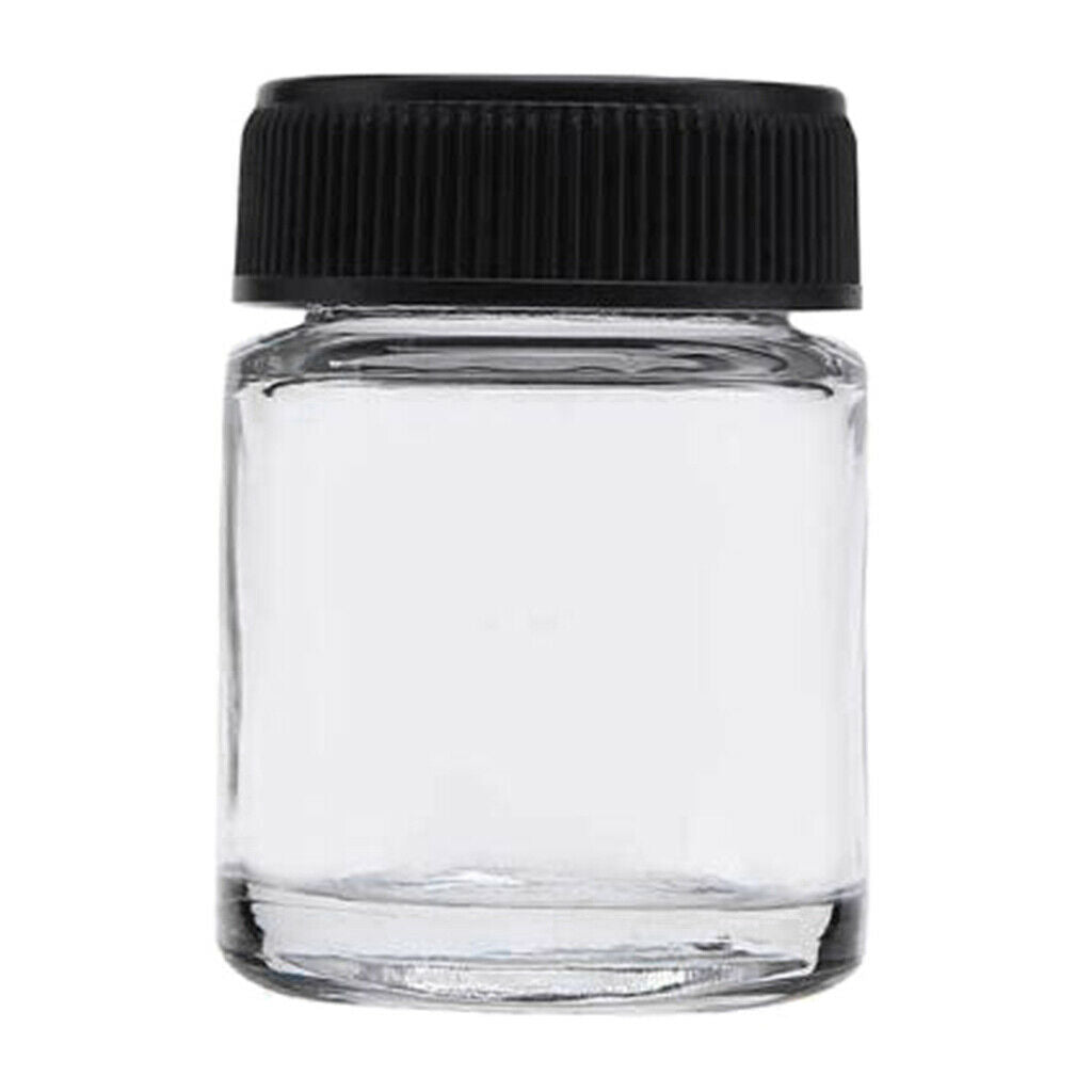 3/4oz Airbrushes Glass Jar Bottles Replacement Paint Bottles Container