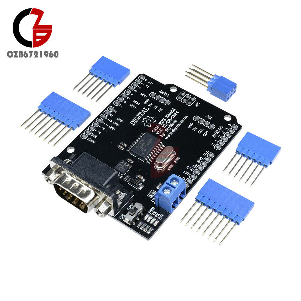 Arduino MCP2515 EF02037 SPI CAN BUS Shield Controller Communication Speed High