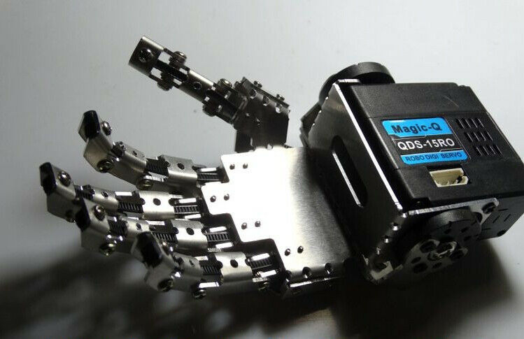 New Humanoid 5 Fingers Manipulator Clamp Right Hand With Servo for Robot DIY