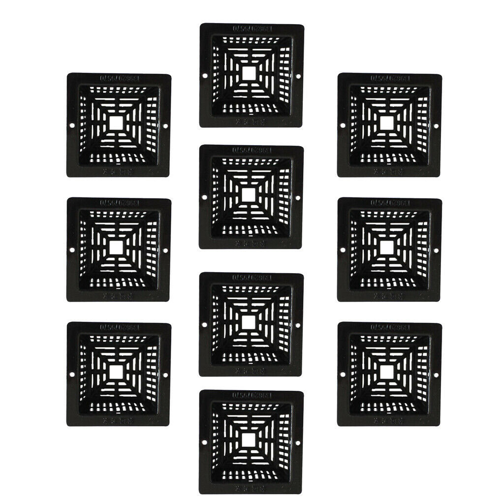 20pc Black Aquatic Planter Basket Water Plant Pot For Pond and Water Garden