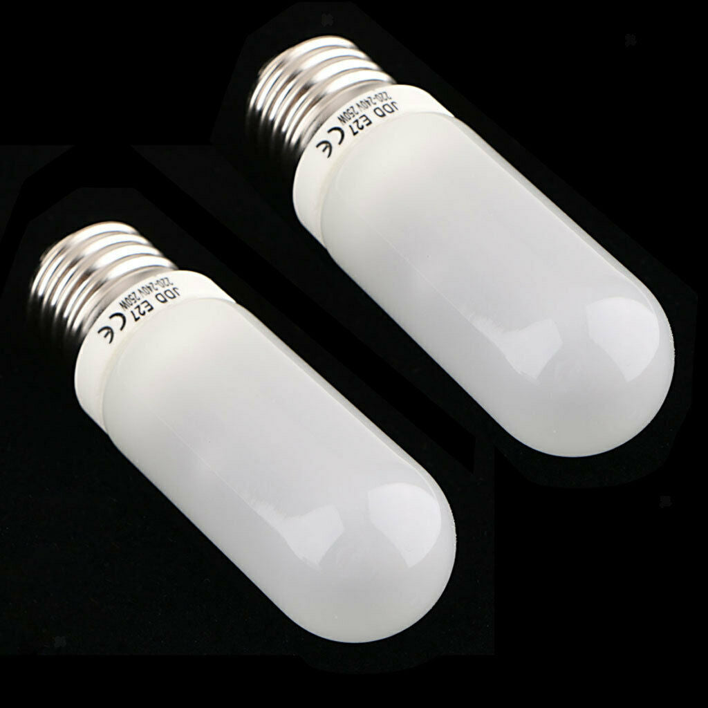 Pack of 2 JDD Flash Lamp Tube 250w Bulb Frosted Halogen Light Warm White