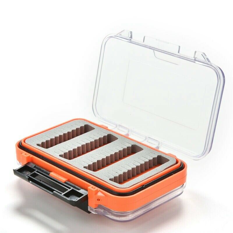 Double Sides Fly Fishing Box Insert Hold Flies^JY Slid Foam Pocket Waterproof