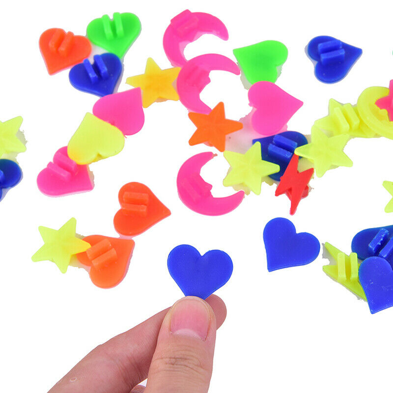 36PCS Bicycle Wheel Spoke Plastic Beads Multi Color Children Clips Dec.l8