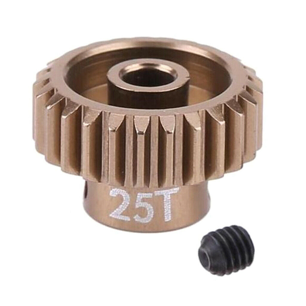 14.2mm Pinion Gear for RC 1:10 Brushed Brushless Motor Upgrade Kits (48P 25T)