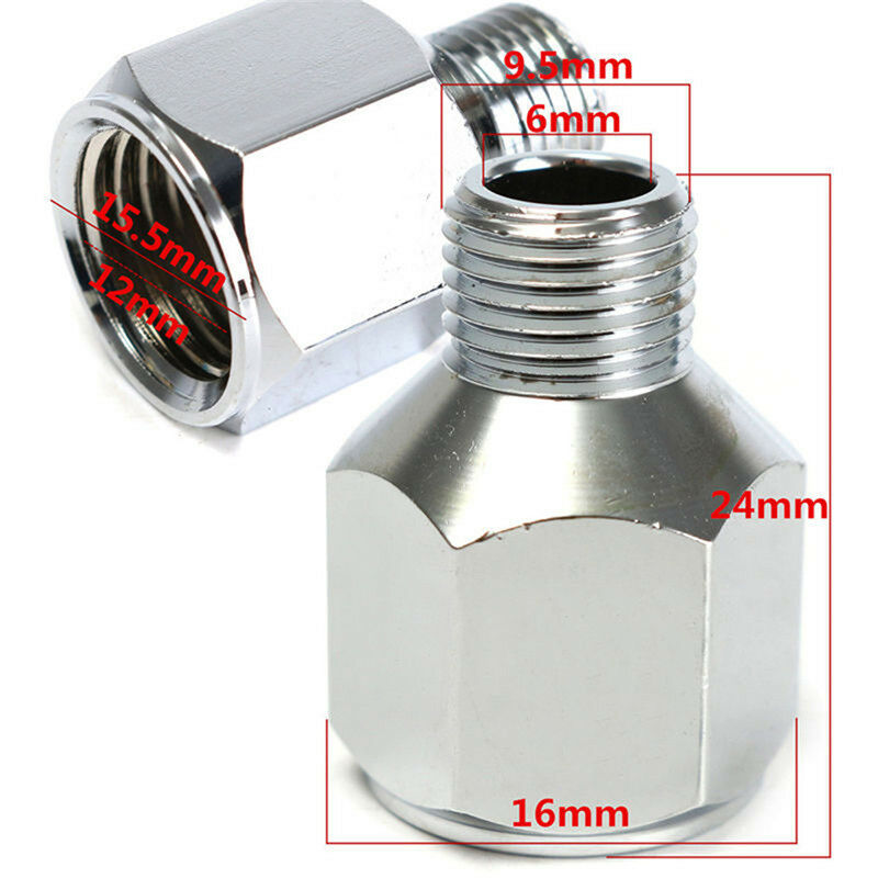 Airbrush Hose Adaptor Connector Fitting 1/4'' BSP Female To 1/8'' BSP Ma.l8