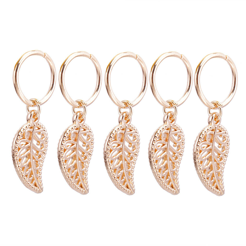 Chic DIY Braid Hairstyle Hair Clips Hair Embellishments with Tassels Leaves