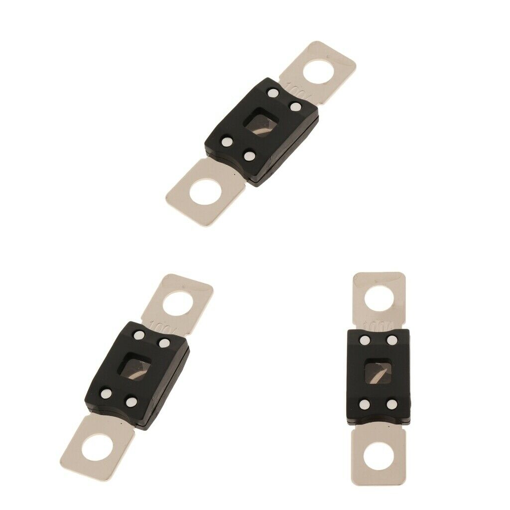 3 Pieces Flat Fuse Mega Fuse 32V (DC) For Camper / Yacht / Car