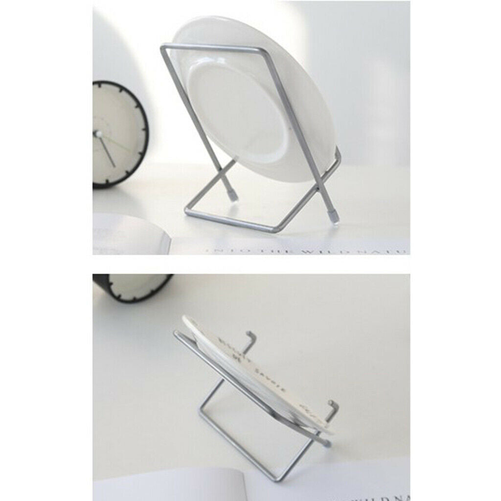 Lots 2 Geometric Picture Frame Holder Photo Rack Home Living Room Decor