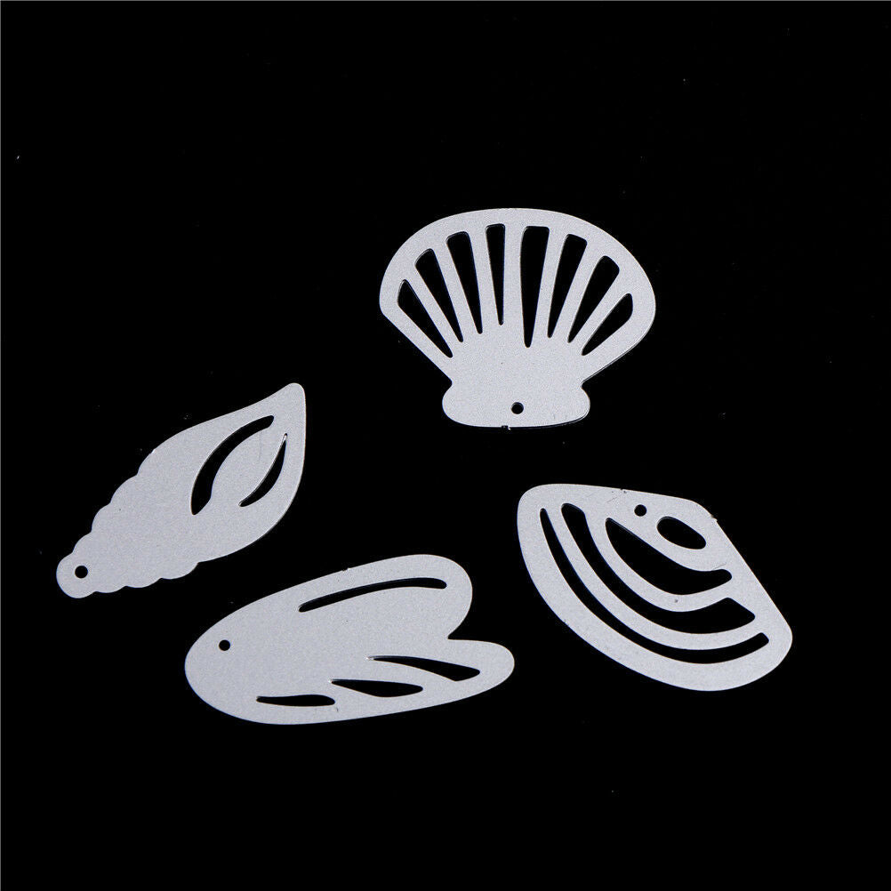 4X Metal Cutting Dies Sea Star Conch Seashell Scrapbooking Dies Craft Car.l8