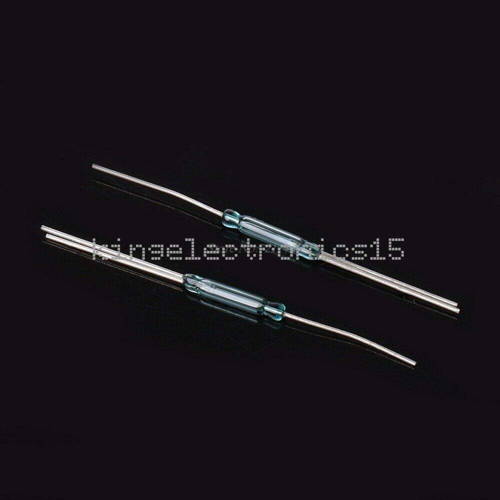 10PCS X  2.5 x14mm Glass Reed Relay 4W 3-Pin Magnetic N/O N/C Switch NEW