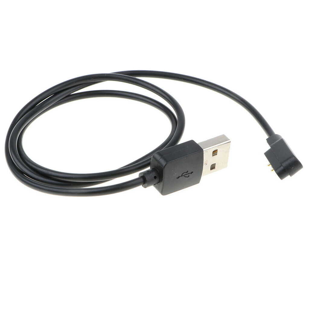 Black Magnetic Charger Charging Cable 2Pin Distance Watch For Smart