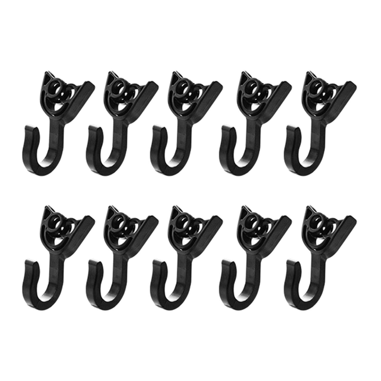 10Pieces Awning Tent Clips Awning, Post Clips Camping Outdoor Clips