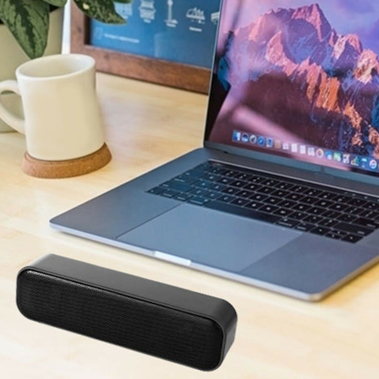 Mini Speaker Rich Bass Laptop Soundbar Multimedia Musical Player for Home