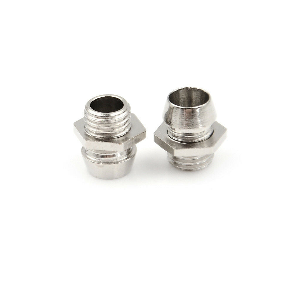 20pcs 3mm Round Chrome Metal LED Lamp Light Emitting Diode Bezel Holder NWU SJ