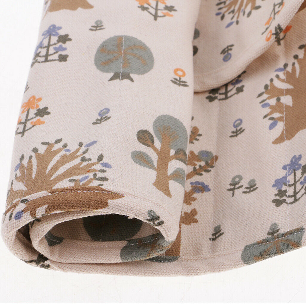 Roll Up Canvas Paint Brush Storage Case Bag Holder Pouch for Painting Tools