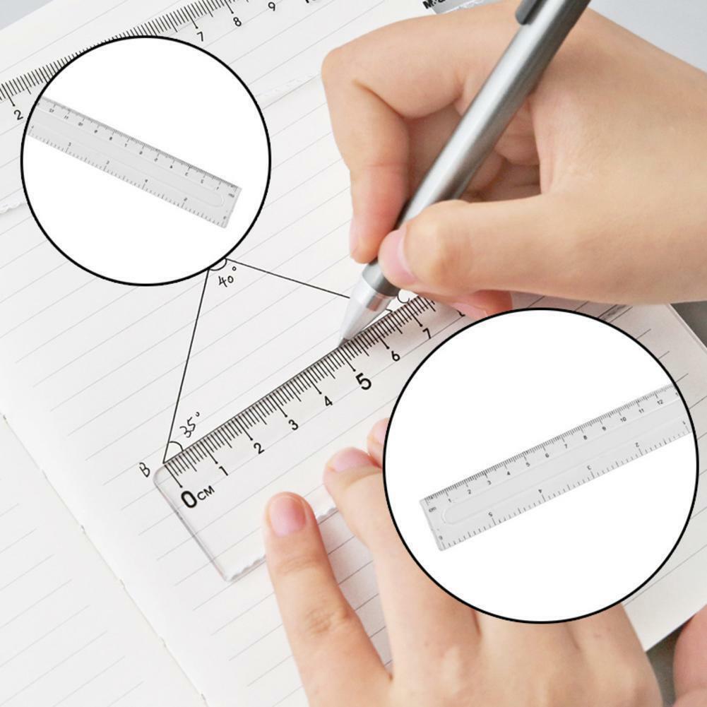 Students Maths Geometry Stationery Ruler Set Squares Triangle Ruler Protractor n
