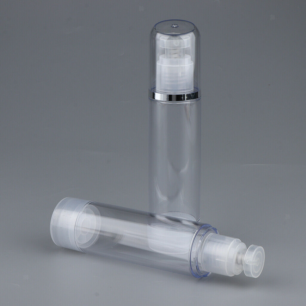 8pcs Refillable Cosmetic Foundation Skin Care Container Airless Pump Bottles
