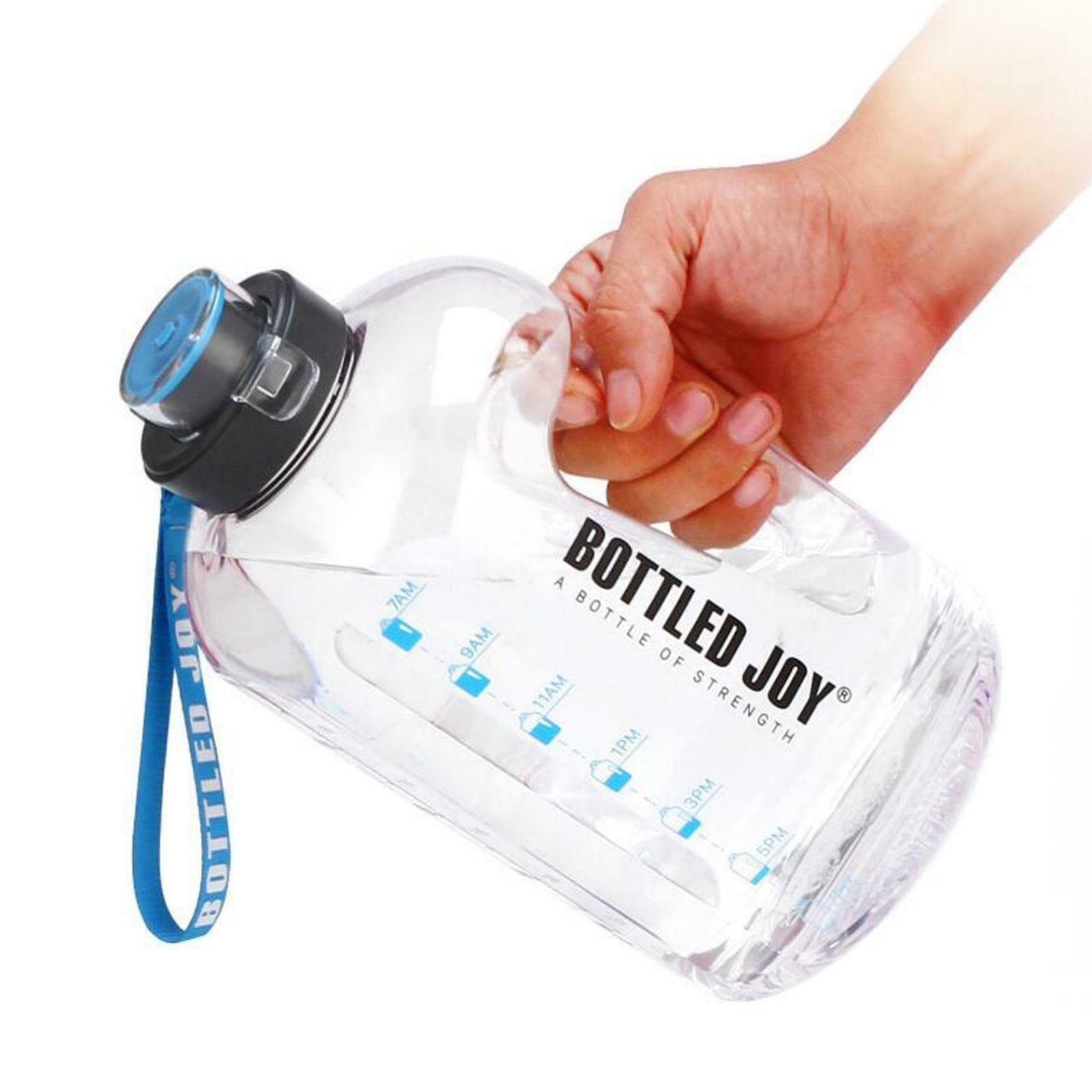 2X Large Water Bottle Transparent Drinking Water Kettle for Exercise Outdoor