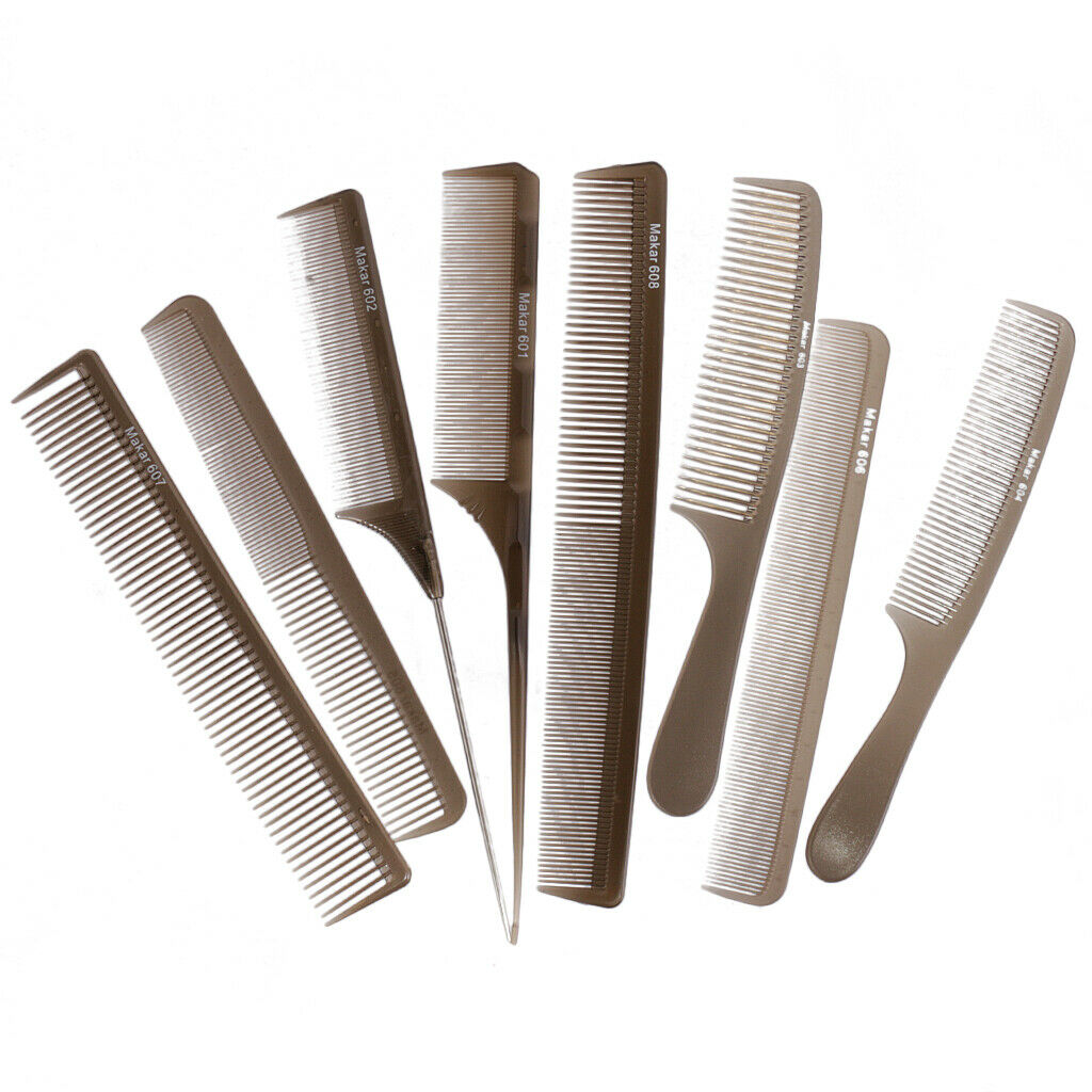 Professional Hair Styling Comb Set Hairdressing Combs Kit for Salon Barbers