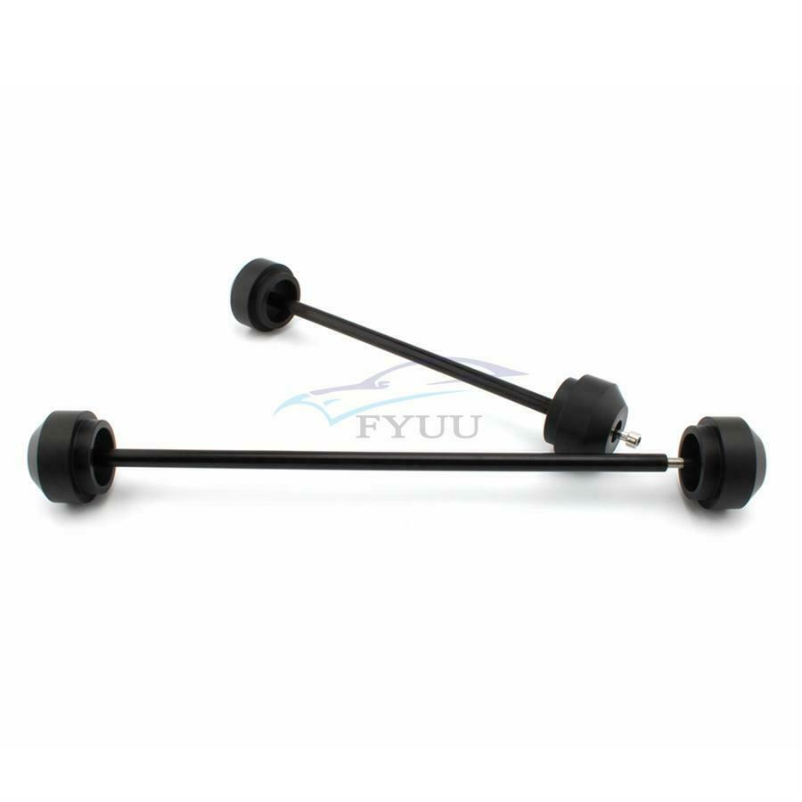 1 Set Motorcycle Front&Rear Axle Fork Crash Sliders For YAMAHA FZ-07 MT-07 14-21